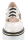 Damen Schuhe Schnürer Mokassin Leder creme-grau Cutouts Gr 38 NEU Q37