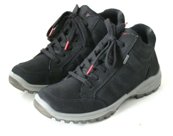 ARA Damen Schuhe High Sneaker Schnürung Leder schwarz Größe 37 Weite G NEU ...