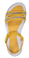 ARA Damen Schuhe Sandale Leder gelb flach HighSoft 722913...