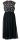 Damen Abendkleid Maxikleid schwarz ärmellos Pailletten Tüll Größe 54 NEU HA131