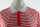 Damen Shirt Poloshirt kurzarm weiß-rot gestreift mit Baumwolle Gr 60 62 NEU B39