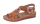 LAURA VITA Damen Schuhe Sandale Leder orange-floral flach 249644 Gr 38 NEU K12