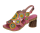 LAURA VITA Damen Schuhe Sandale Leder pink-bunt Blockabsatz 655493 Gr 36 NEU K13