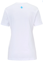 REPLAY Damen T-Shirt weiß Stickerei Baumwolle Destroyed Look Größ XL 42 NEU A305