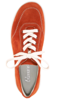 Damen Schürschuhe Sneaker Leder orange Gr 36 37 37,5...