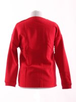 Damen Marken Sweatshirt langarm rot 70% Baumwolle Gr 42 NEU A2