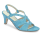 Damen Schuhe Pumps-Sandalette Veloursimitat türkis 29126 Größe 38 39 41 NEU K27