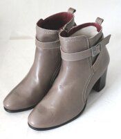 FOLIES Damen Schuhe Stiefelette Leder taupe 563417...