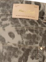 MOS MOSH Damen Jeans khaki-Leomuster Slim Fit 92%Baumwolle stretch W27 NEU B236