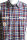 OS-Trachten Herren Trachtenhemd Karo-blau-rot-grau Lang-Kurz-Arm Gr M 48 NEU R41