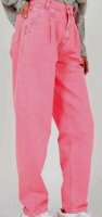ESSENTIEL ANTWERP Damen Boyfriend Jeans neon pink...