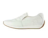 ARA Damen Schuh Sneaker Slipper Leder weiß schlupf Größe 7,5 41 Weite G NEU B20a