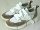 Damen Schuhe Sneaker Leder weiß-taupe Plateau Schnalle Gr 36 NEU Q10