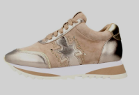 ALMA en PENA Dame Schuh Sneaker Leder beige-bronze...
