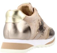 ALMA en PENA Dame Schuh Sneaker Leder beige-bronze Haifisch-Profil Gr 38 NEU Y17