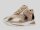ALMA en PENA Dame Schuh Sneaker Leder beige-bronze Haifisch-Profil Gr 38 NEU Y17