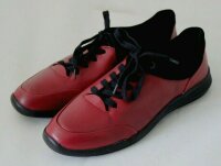 ARA Dame Schuh Sneaker soft NappaLeder rot flach Gr 36...