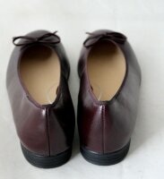ARA Damen Schuhe Ballerina softes Leder bordeaux flach Größe 39,5 40 41,5 NEU K6