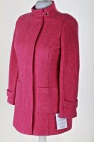 Damen eleganter Kurzmantel Longjacke Pink 75% Wolle...