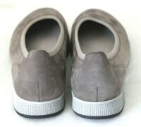 GABOR Damen Schuhe Slipper soft Nubuk-Leder grau flach Größe 36 38 42 NEU K14