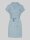NOISY MAY Damen Blusen-Kleid mini kurzarm Lyocell Blue Denim Größe L 40 NEU A150