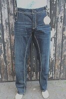 PADDOCKS Herren Jeans 4-Pocket dunkelgrau Used-Look...