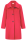 WOW SIENNA Damen Übergangs-Mantel rot mit Wolle A-Linie Knöpfe Gr 34 NEU HB113