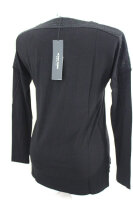 BLACKY DRESS Berlin Shirt Bluse langarm schwarz Lurex...