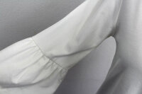 LaSalle Damen Shirt halbarm Volants weiß 65%Viskose stretch Gr S 36 M 38 NEU M31