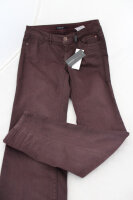 MARC CAIN Damen Jeans Skinny 5-Pocket braun stretch...