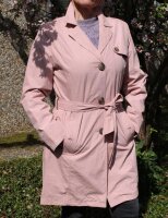WOMAN OF INTEREST Dame Trenchjacke Trenchcoat rosé...