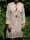 FrogBox Kleid-Tunika midi langarm Chiffon Paisley-Ecru-Bunt-Floral Gr 40 NEU M37