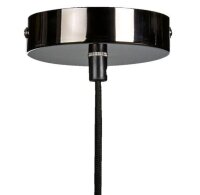 impré Glasdeckenleuchte Lampe Rauchglasschirm grau Höhe 44 cm Ø 21 cm modern NEU