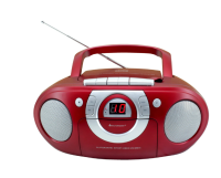 SOUNDMASTER Boombox rot CD-Player UKW-Radio...