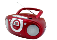 SOUNDMASTER Boombox rot CD-Player UKW-Radio...