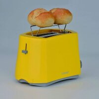 CLOER Design Toaster 2 Scheiben türkis Brötchenaufsatz Krümelschublade NEU