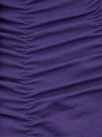 GR-42 Langarmshirt mit Raffung am Kragen violett