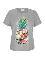 Gr 40 AMY VERMONT Shirt mit abstraktem Ananas Print Grau