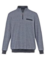 Gr 48 BABISTA Sweatshirt mit Teflon-Fleckschutz Blau